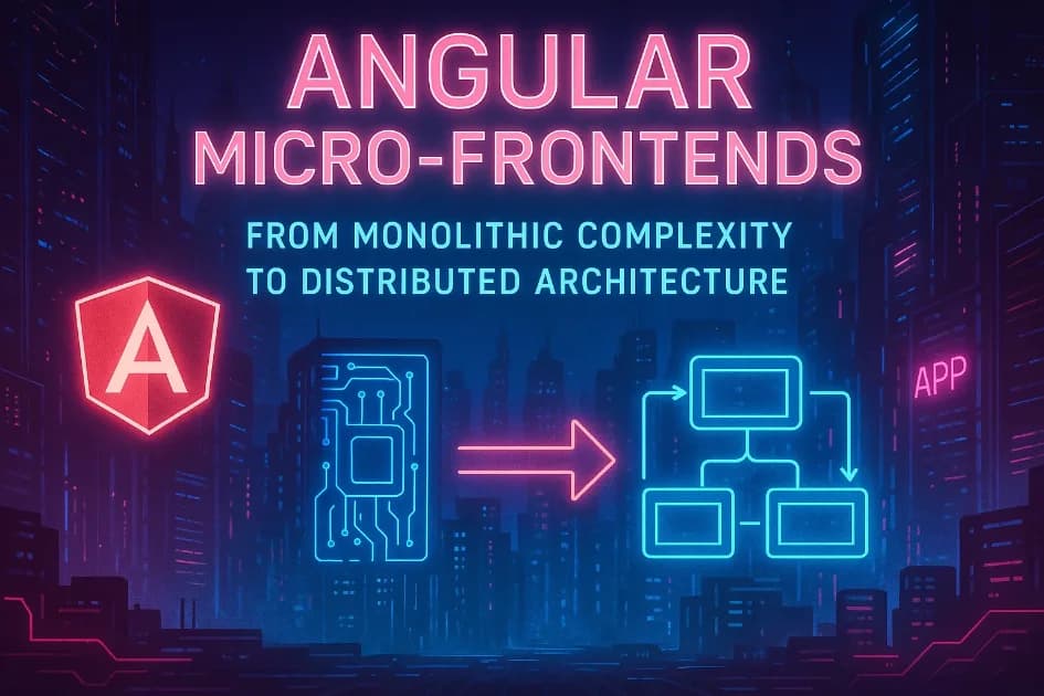 Angular Micro-frontends: From Monolithic Complexity to Distributed Architecture